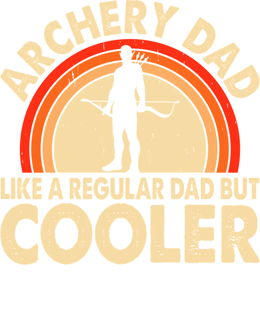 Archery Dad Like a Regular Dad But Cooler — Cream Retro
