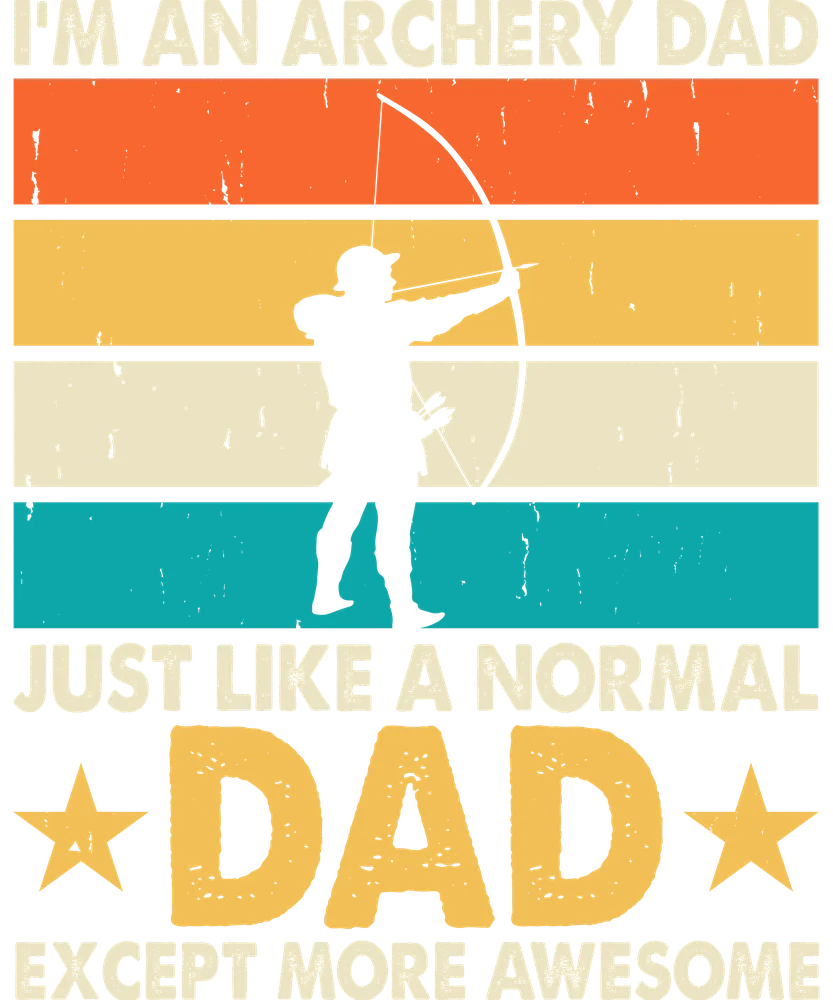 Archery Dad Vintage Stripe