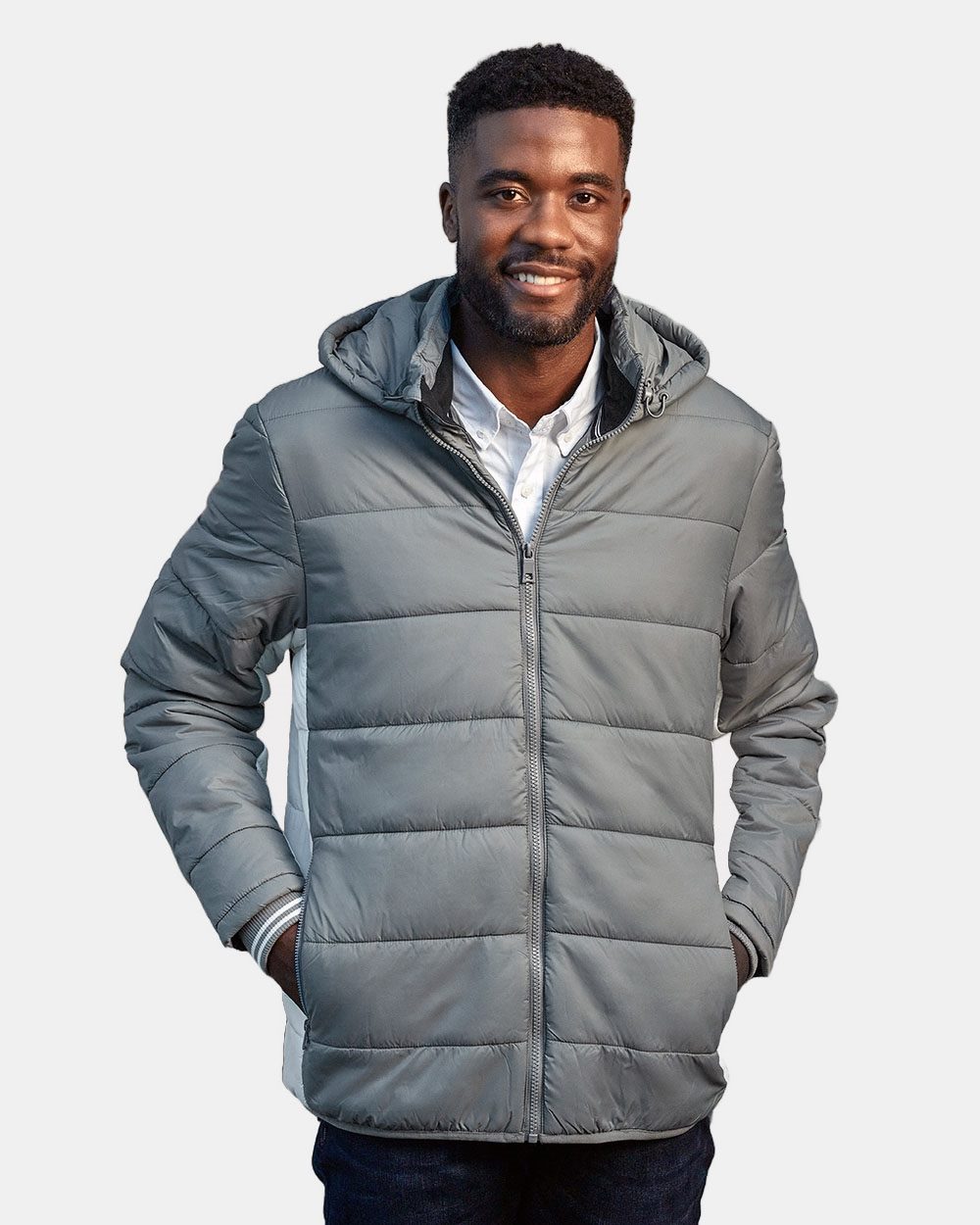 Men's Nautical Mile Hooded Puffer Jacket