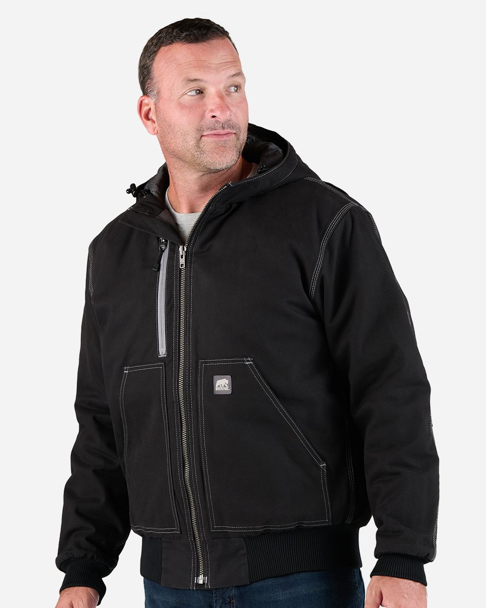 Men's Modern Hooded Jacket