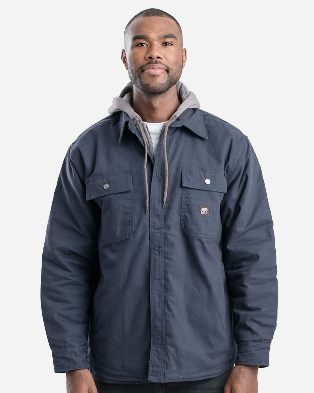 Men's Throttle Hooded Shirt Jacket