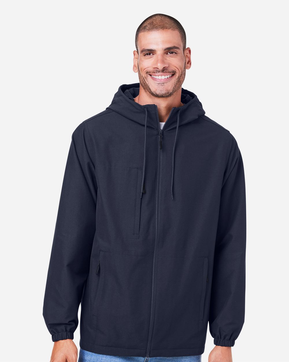 Unisex Flex Twill Hooded Jacket