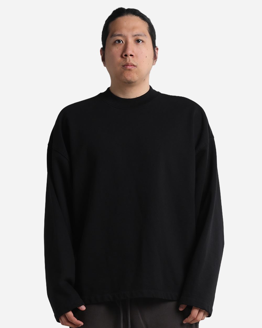 Unisex Garment-Dyed Terry Long Sleeve Tee