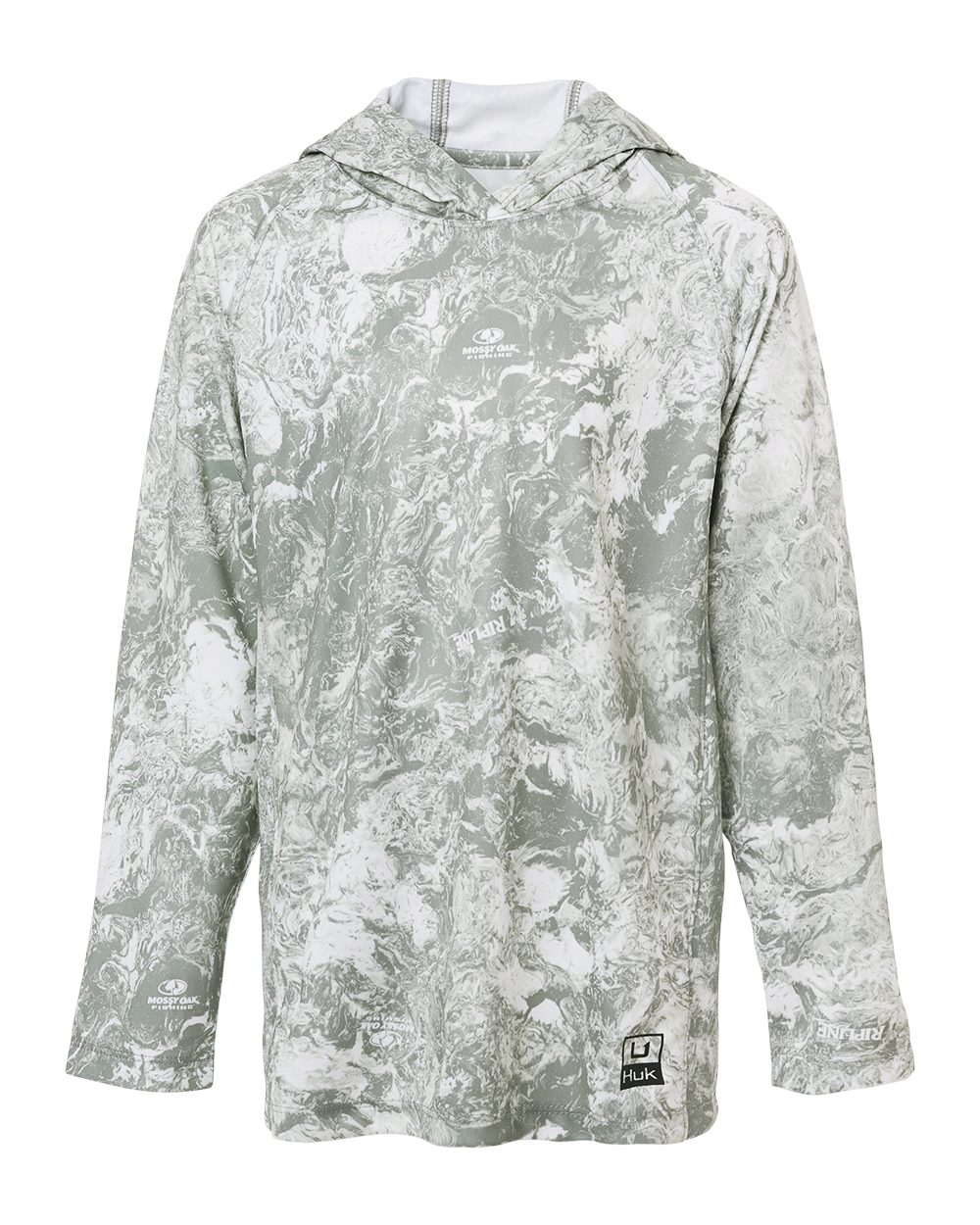 Youth Pursuit Mossy Oak Printed Hooded Long Sleeve T-Shirt