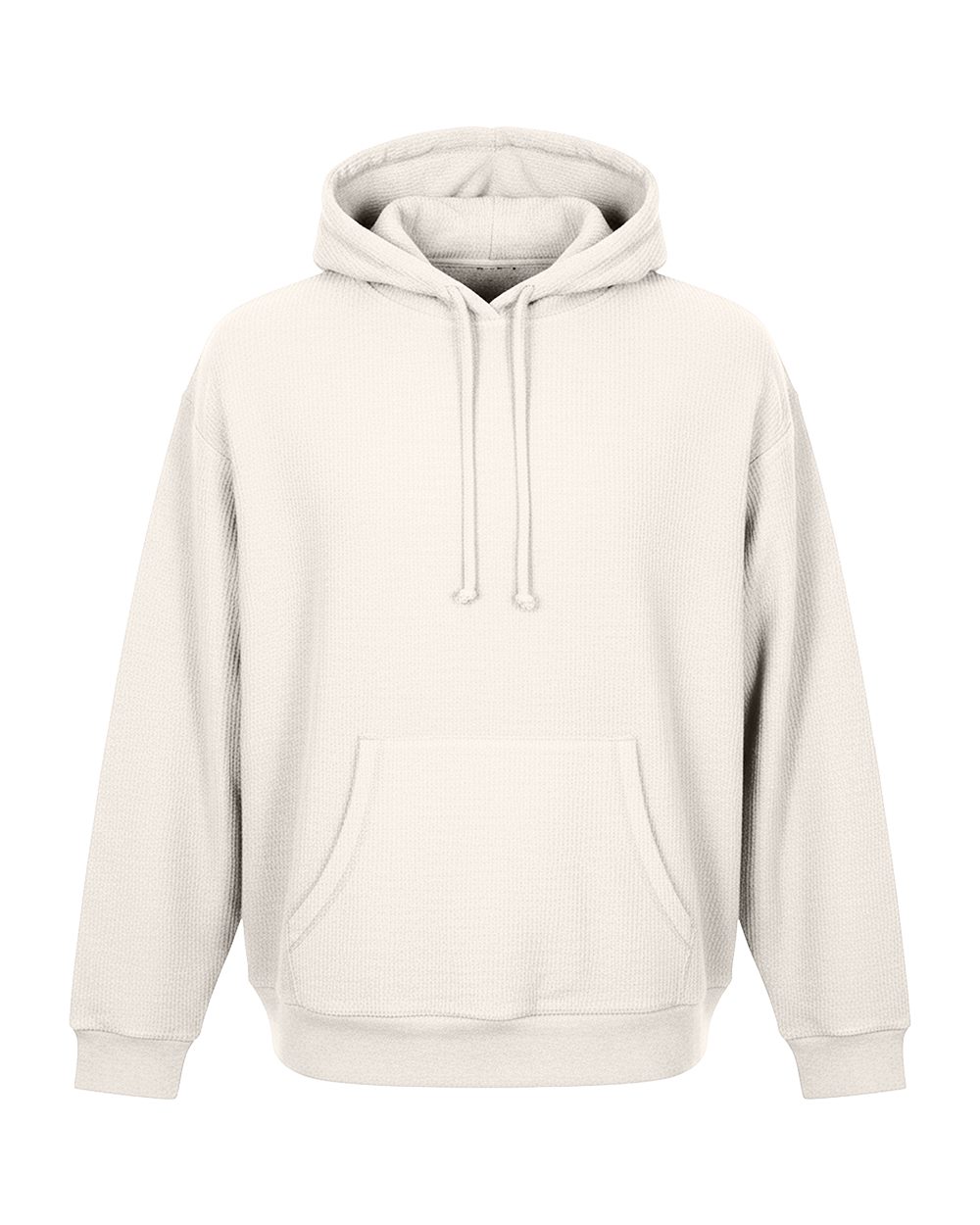 Unisex Corded Pullover Hooded Sweatshirt