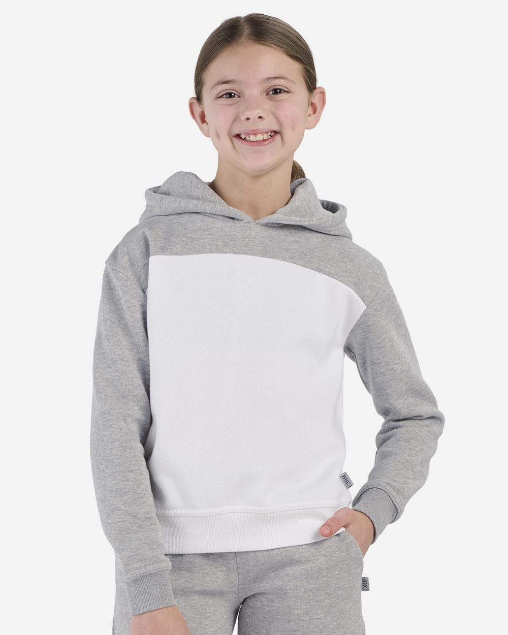 Youth Colorblocked Hooded Sweatshirt