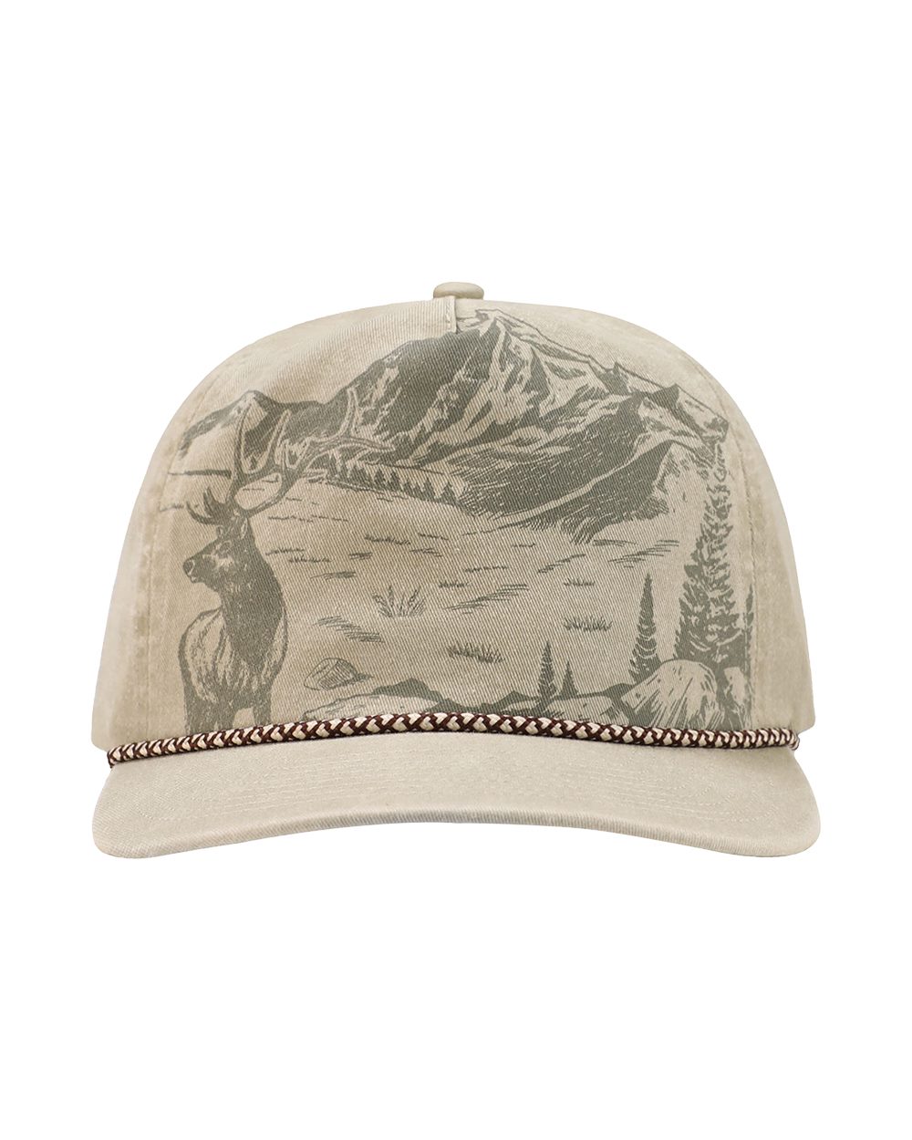 Elk Nature Scene Cap