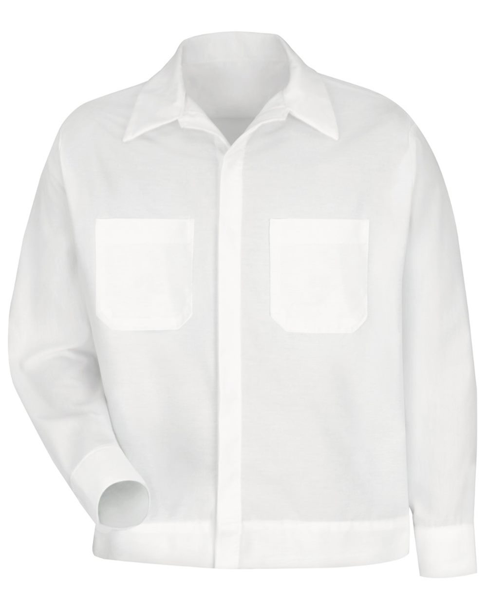 Men's Button-Front Shirt Jacket