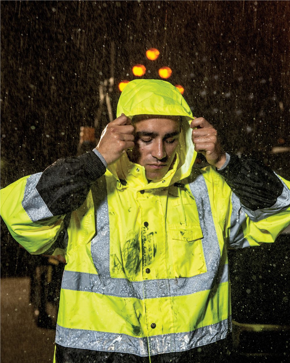 Unisex Storm Cover Waterproof Rain Jacket