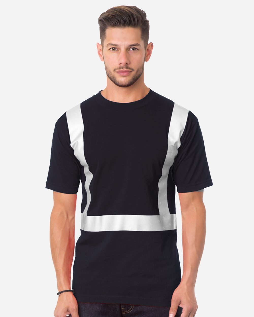 Unisex USA-Made High Visibility Pocket T-Shirt