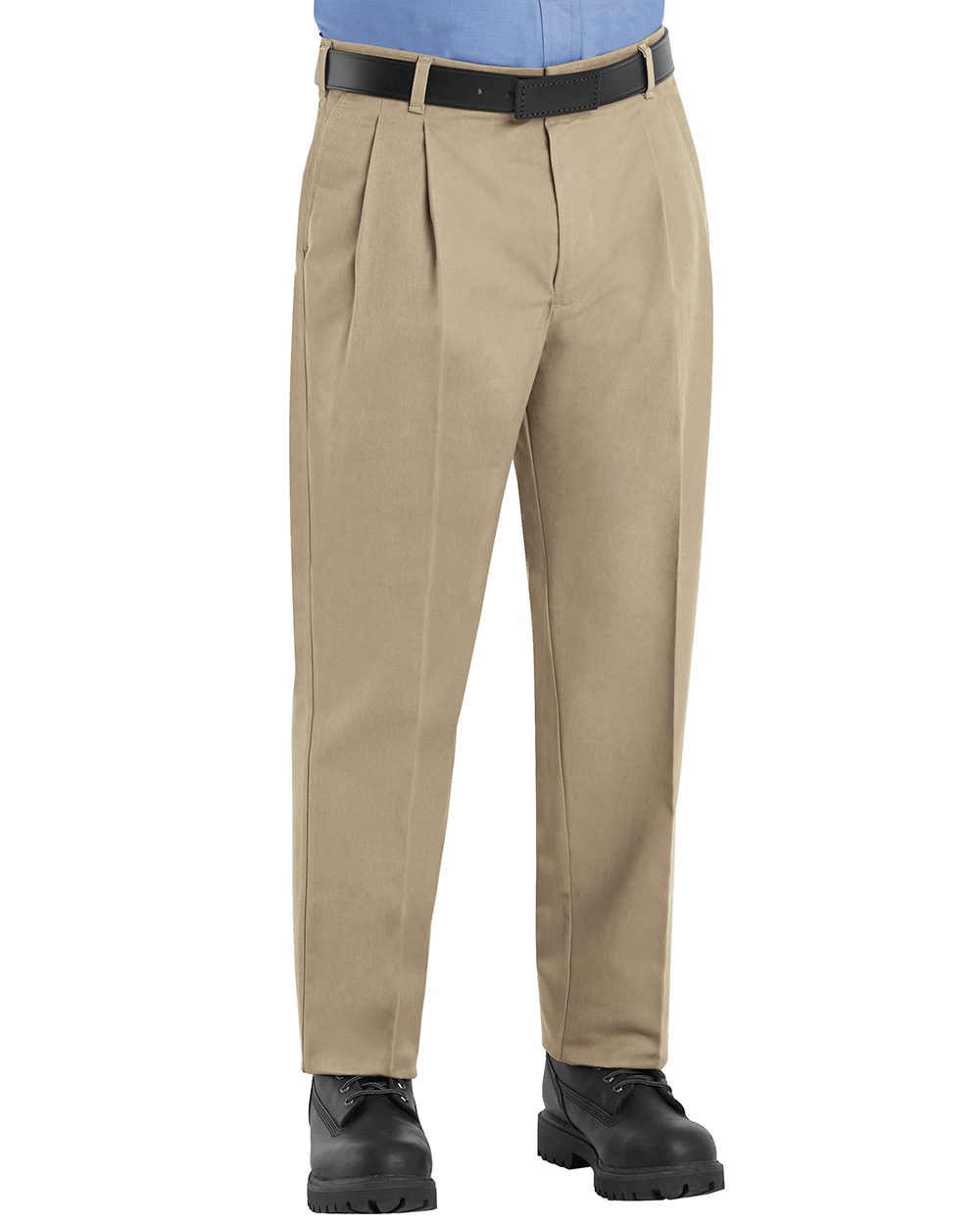 Men's Pleated Twill Slacks
