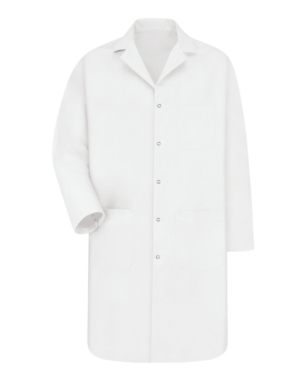 Unisex Gripper Front Lab Coat