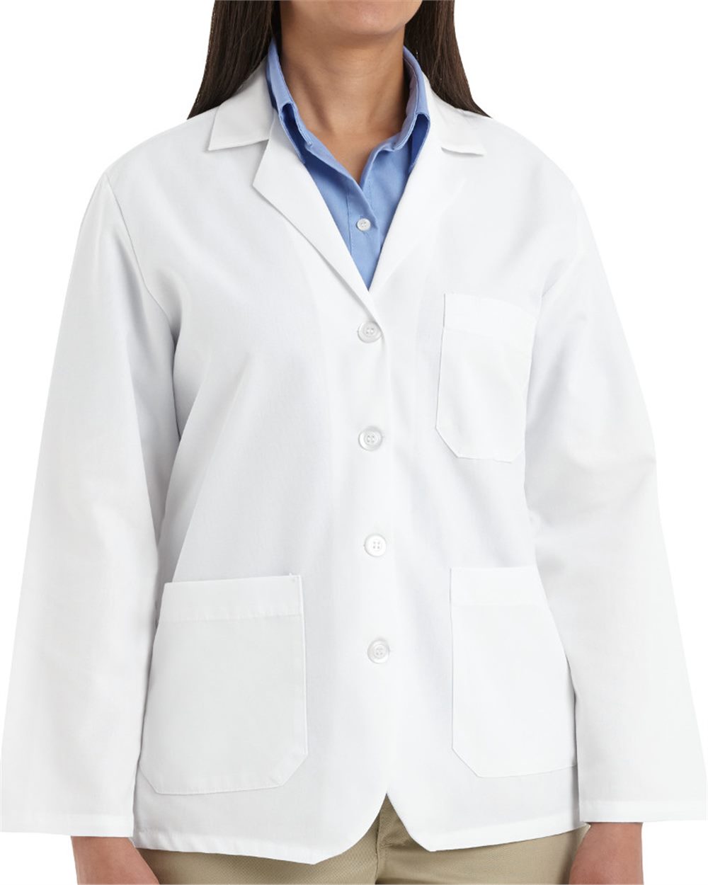 Unisex Lapel Counter Coat