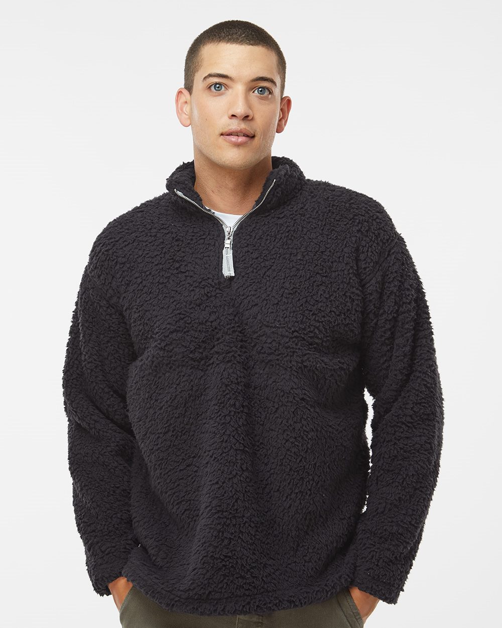 Men's Sherpa Quarter-Zip Pullover