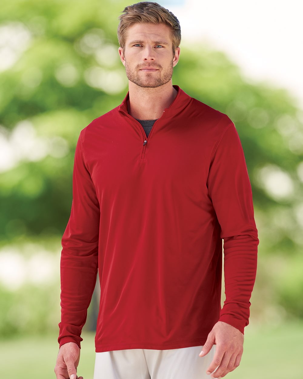 Men's Attain Color Secure® Performance Quarter-Zip Pullover