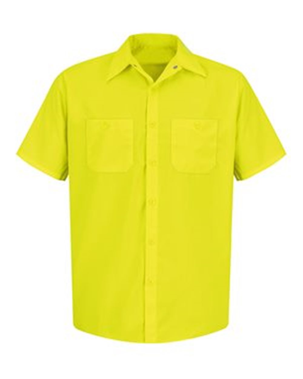 Men's Tall Enhanced Visibility Short Sleeve Work Shirt