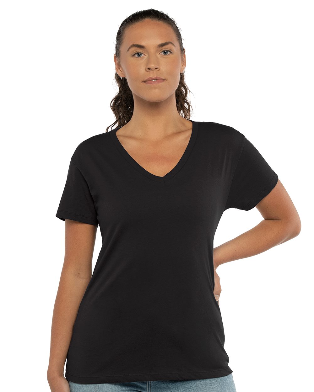 Women’s Cotton V-Neck Tee