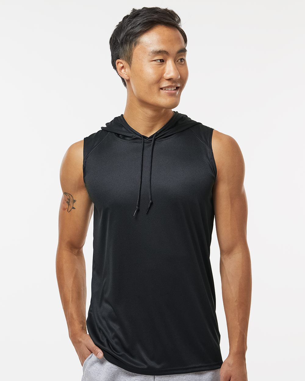 Men's B-Core Hooded Sleeveless T-Shirt