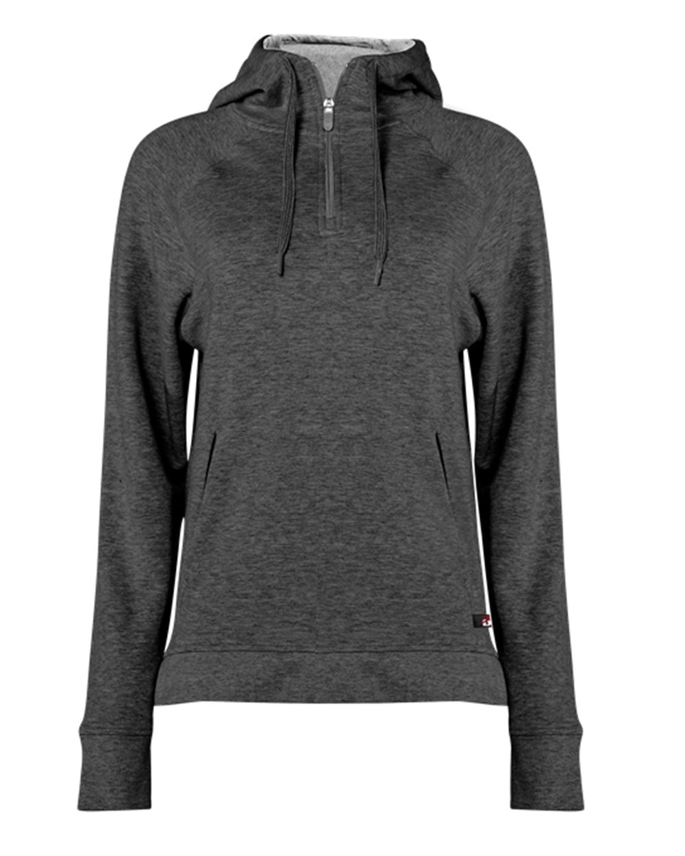 Women's FitFlex French Terry Quarter-Zip Hooded Pullover
