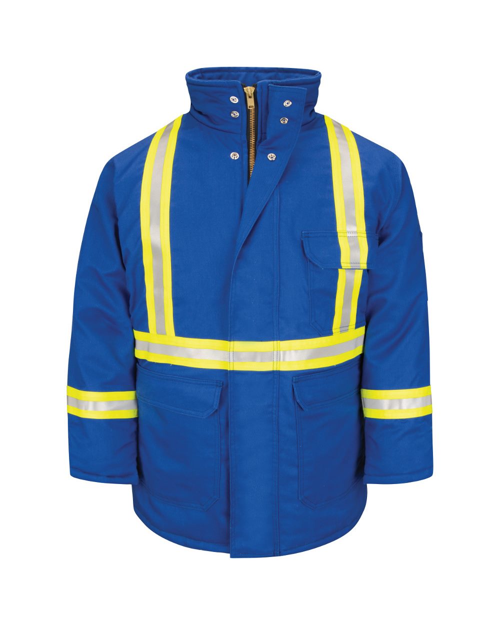 Men's Deluxe Parka With Reflective Trim - EXCEL FR® ComforTouch