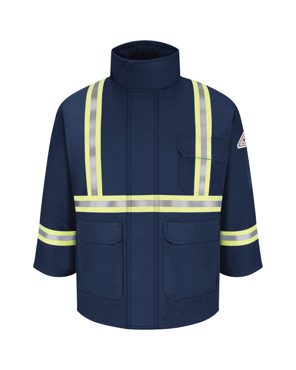Men's Long Deluxe Parka With Reflective Trim - EXCEL FR® ComforTouch