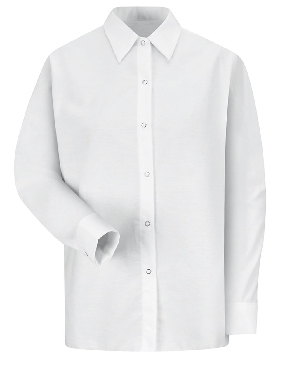 Women's Long Sleeve Specialized Pocketless Poplin Work Shirt