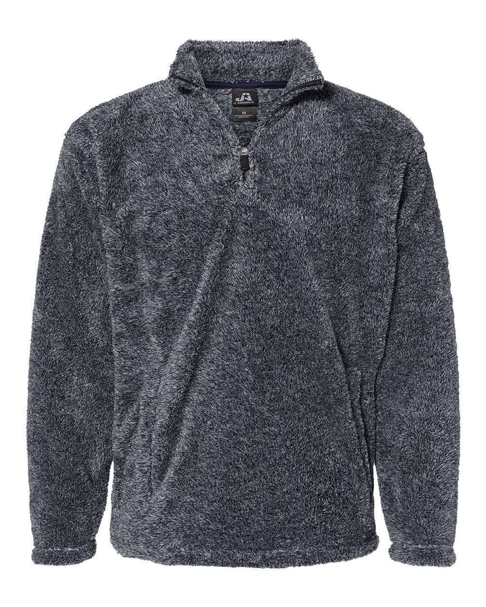 Unisex Boundary Shag Frosty Sherpa Quarter-Zip Pullover