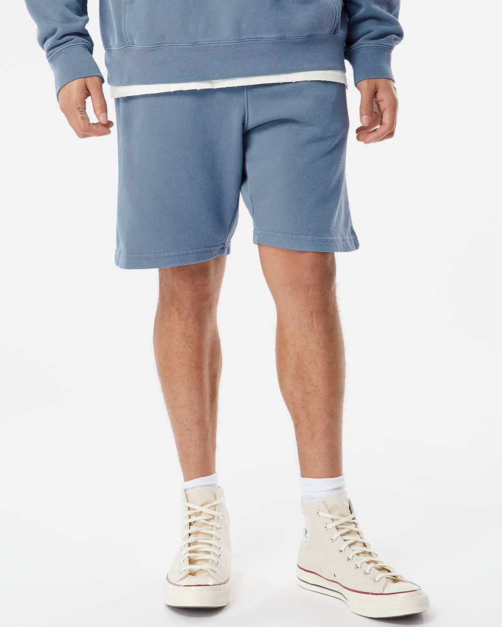 Unisex Pigment-Dyed Fleece Shorts